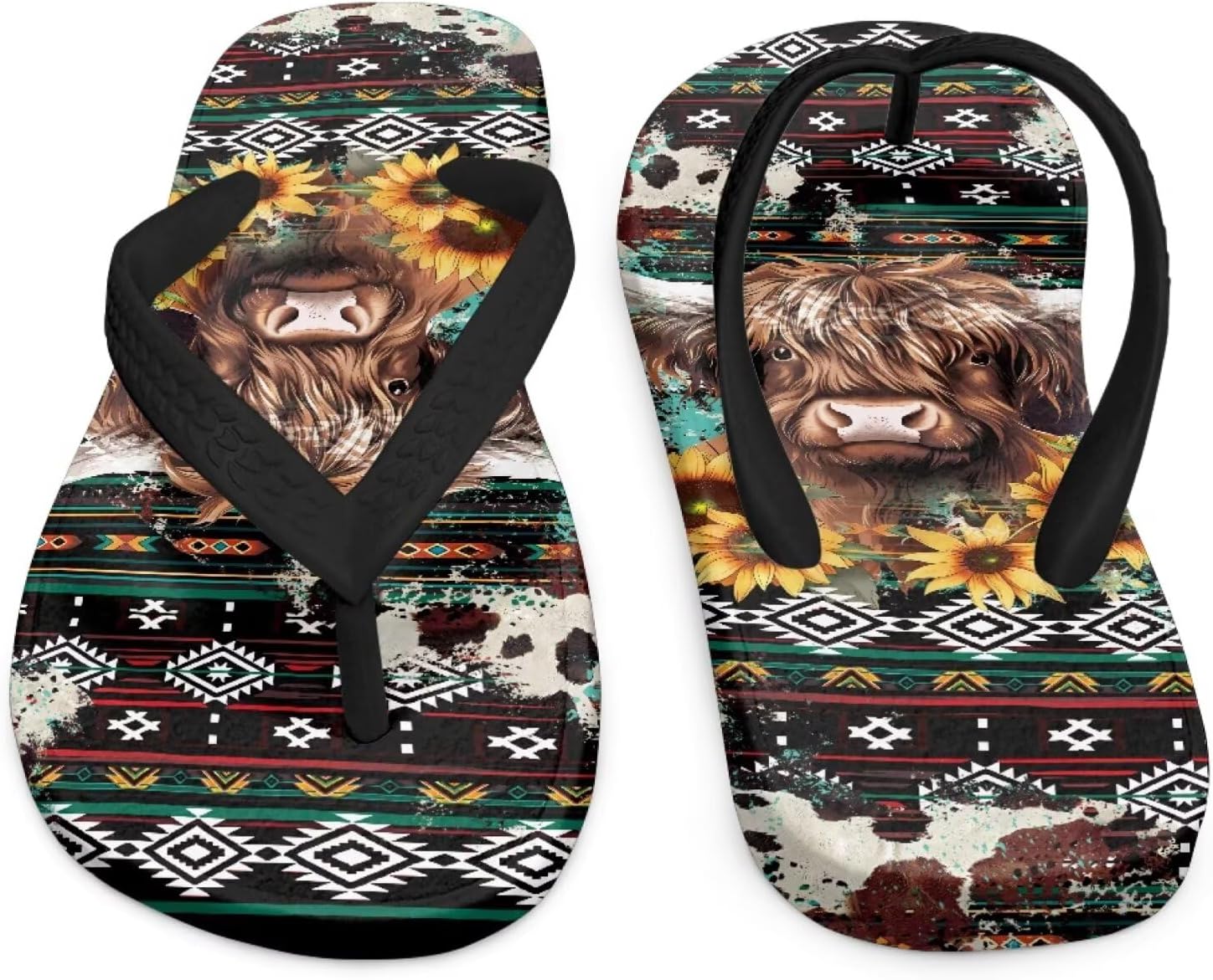 

Детские сандалии с милыми животными, летние босоножки с нескользящей подошвой, для бассейна, дышащие, для душа, спортивные шлепанцы Chririnla, Dark Aztec Trib