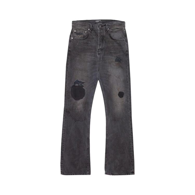 

Джинсы Enfants Riches Déprimés Thrashed Flare Jeans Black, черный
