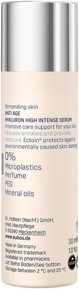 Сыворотка Eubos — Антивозрастная гиалуроновая High Intense Serum от, 30 мл — фото 3