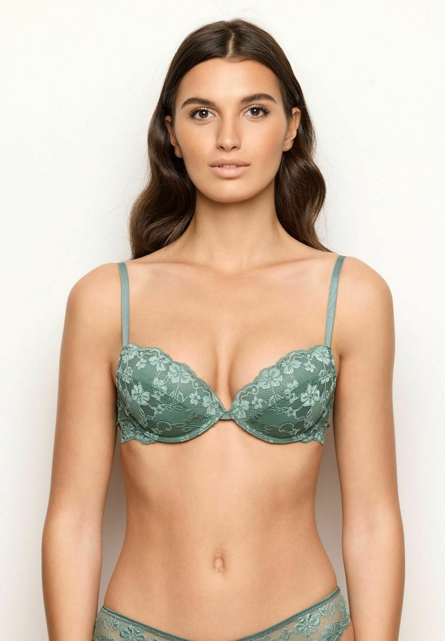 

Бюстгальтер Yamamay Push-up bra, Green Sage Floral/Green