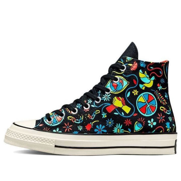 

Кроссовки chuck 70 high 'peace & unity' Converse, черный