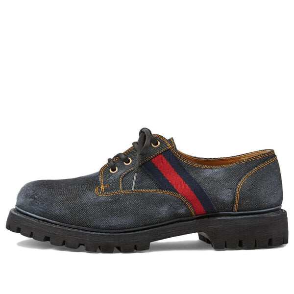 

Кроссовки denim derby shoes 'navy' Gucci, синий