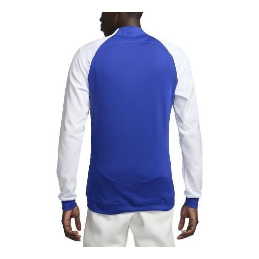Куртка atltico madrid academy pro full zip knit football jacket Nike, синий — фото 2