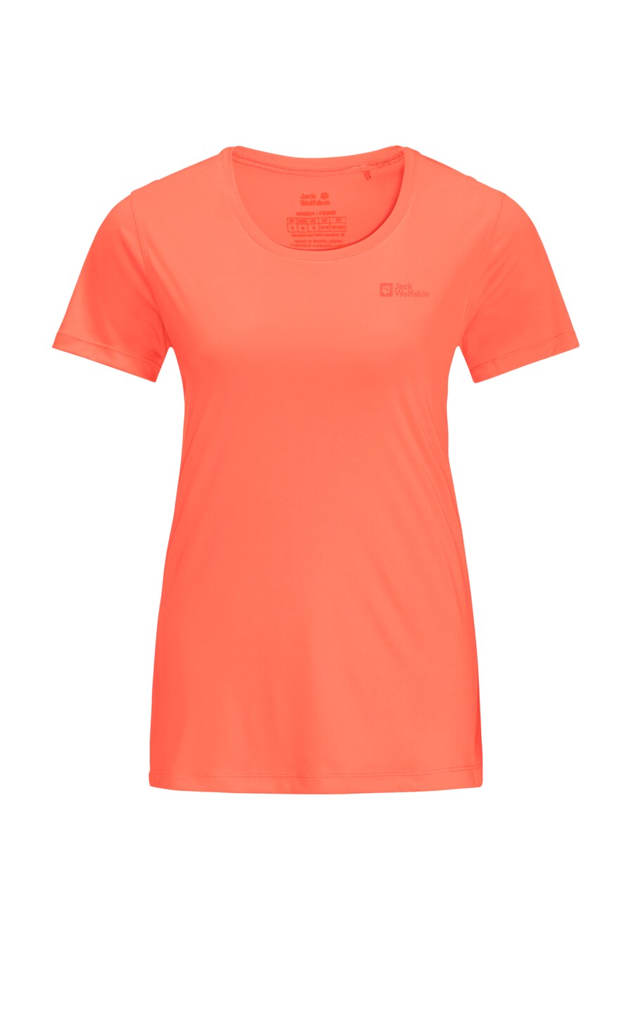 

Футболка JACK WOLFSKIN Shirt, цвет coral