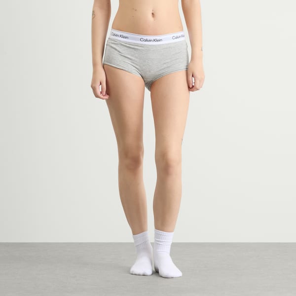 Трусы-шорты для мальчика Calvin Klein Icon, серый меланж — фото 3