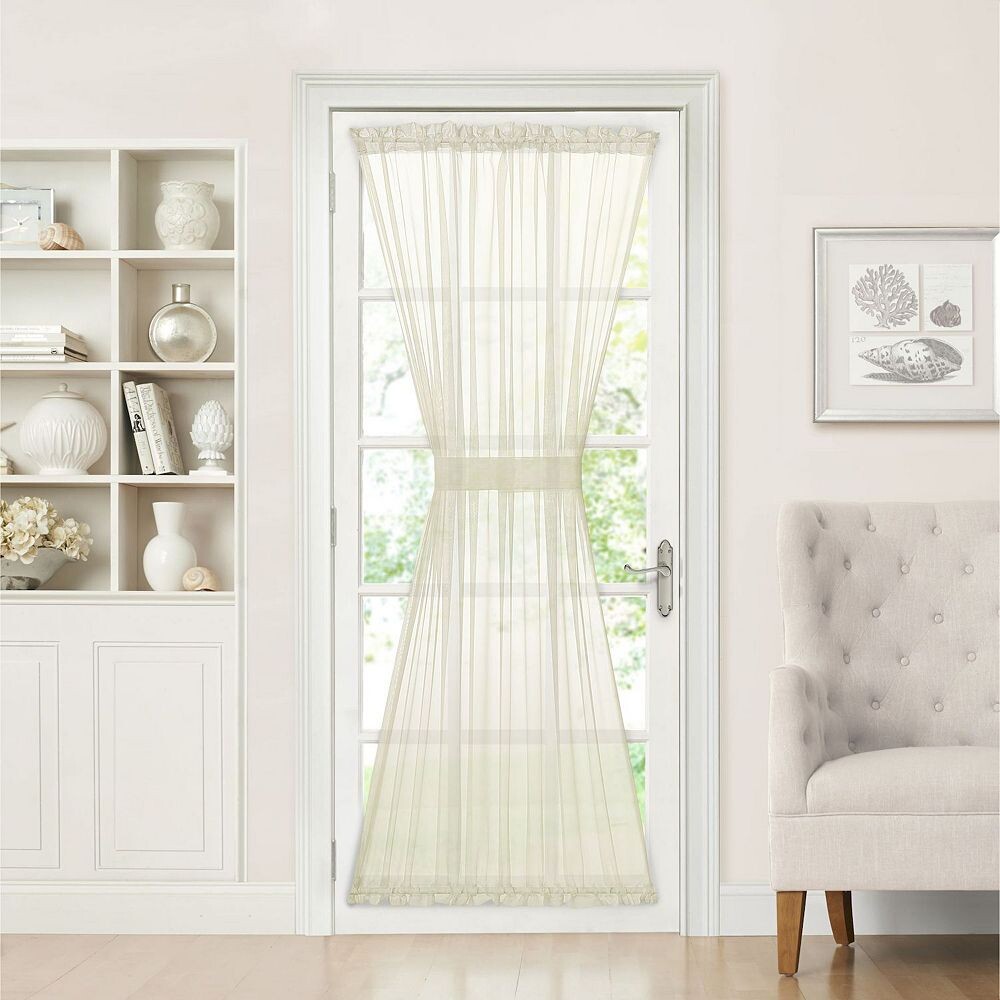 

Дверная панель Goodgram Sheer Elegance Voile, 60 на 72 дюйма, бежевая, бежевый