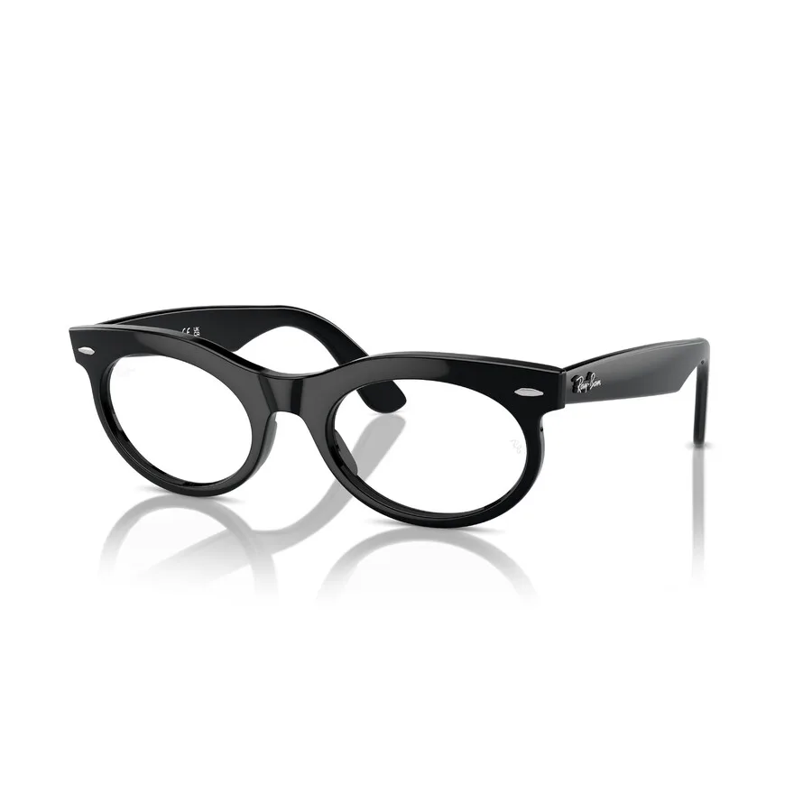 Очки Ray Ban Demo Oval унисекс RX2242V 2000 50 Ray-Ban, черный