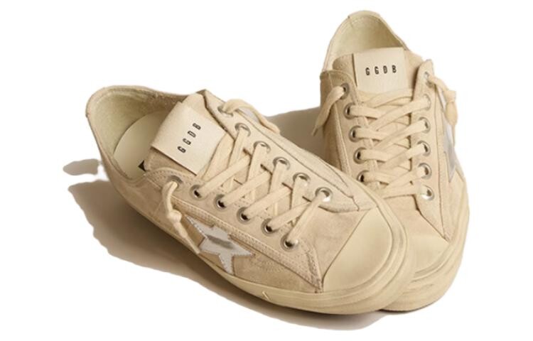 Кроссовки Golden Goose V-Star 2 Leather Lace-up Sneakers, белый — фото 3