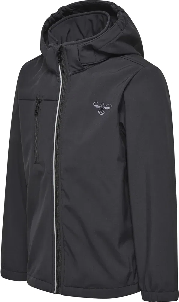 Детская переходная куртка из софтшелл, Hummel, черный