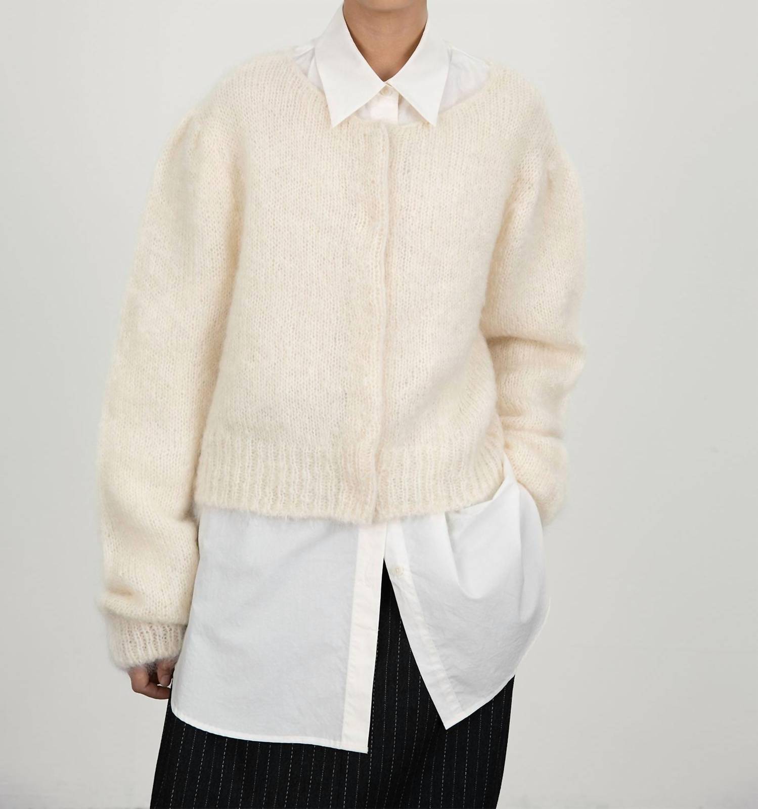 

Кардиган цвета слоновой кости «Бабушка» Shop Amomento, слоновая кость