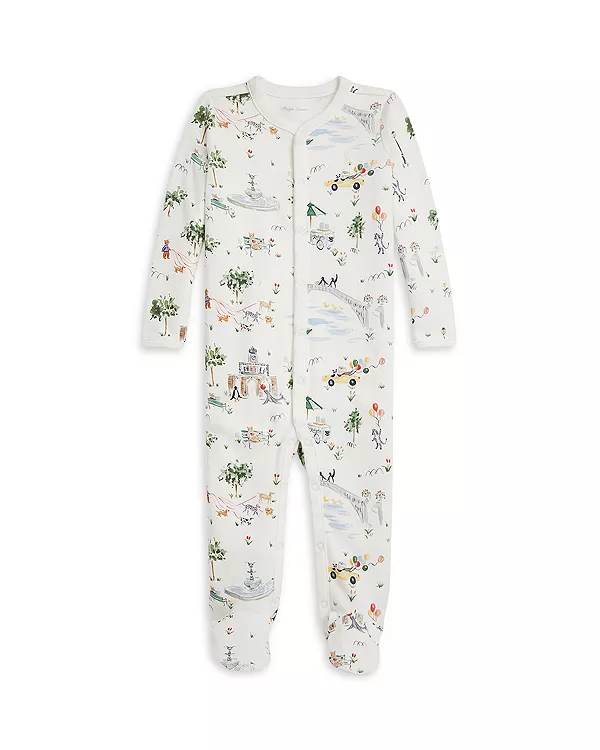 

Детский хлопковый комбинезон Polo boys' rl baby x riley sheehey - baby Ralph Lauren, мультиколор