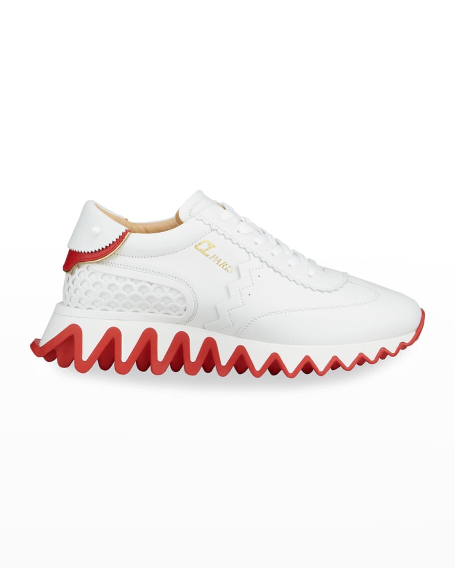 Кроссовки Christian Louboutin Loubishark Donna, белый/красный