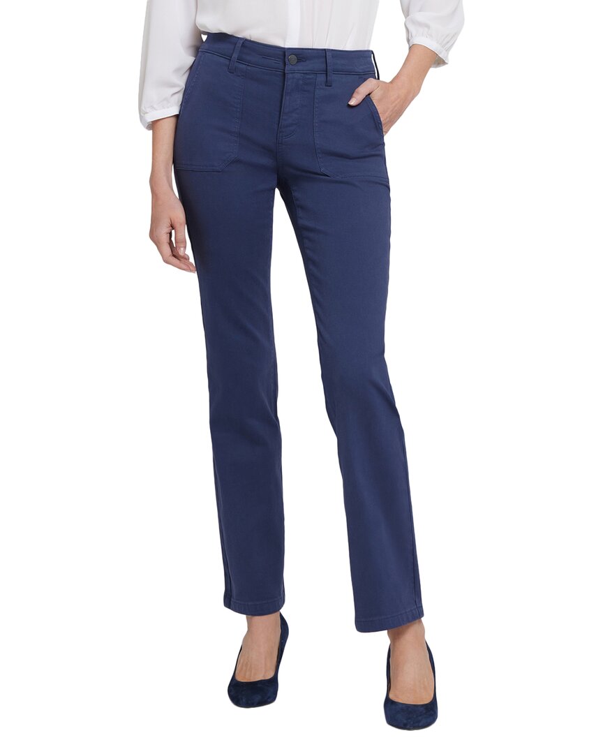 

Джинсы прямого кроя Petite Marilyn Starless Sky NYDJ, синий