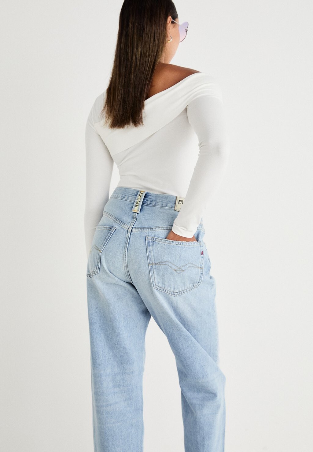 

Джинсы свободного кроя W9Z1 JEANS Replay, светло-голубой деним