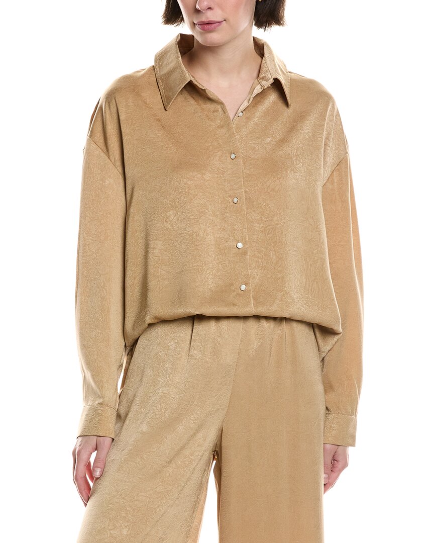 

Avantlook Топ из креш-сатина, коричневый