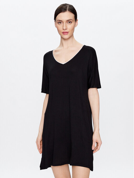 

Ночная рубашка стандартного кроя Dkny, черный