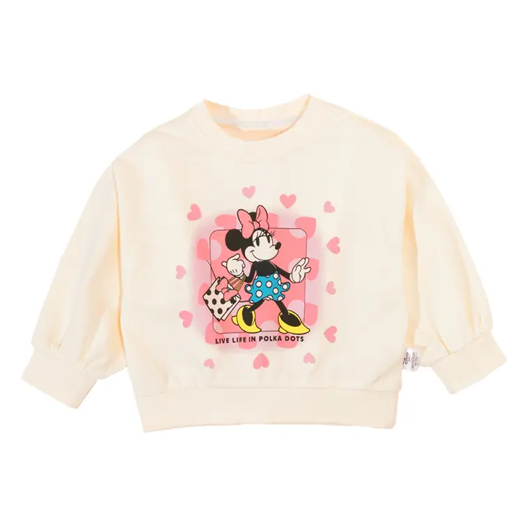 

Disney Толстовка Minnie Series Apricot White для детей 3-7 лет
