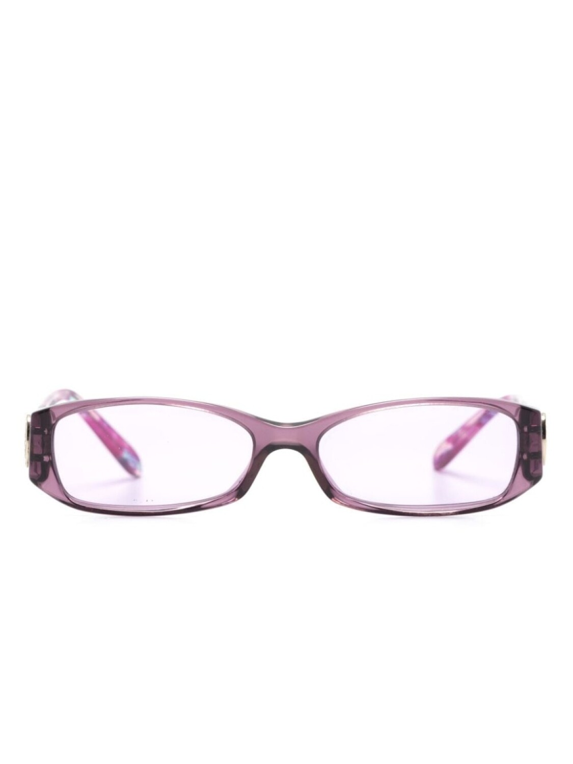 

Tiffany & Co Eyewear солнцезащитные очки в прямоугольной оправе с логотипом, фиолетовый
