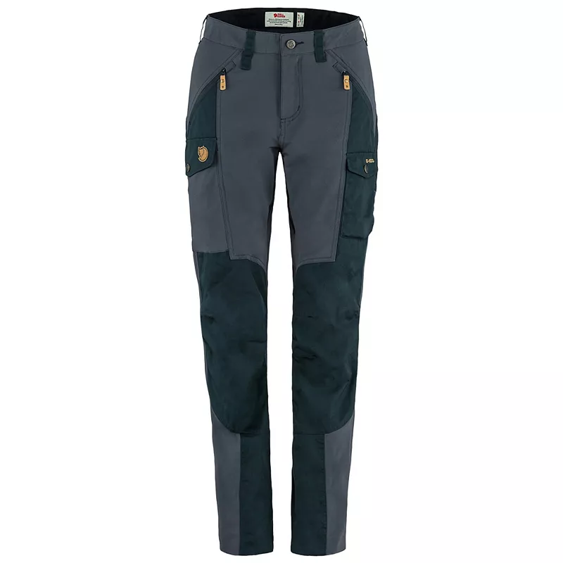 

Женские брюки Fjallraven Nikka с закругленными краями, темно-синий
