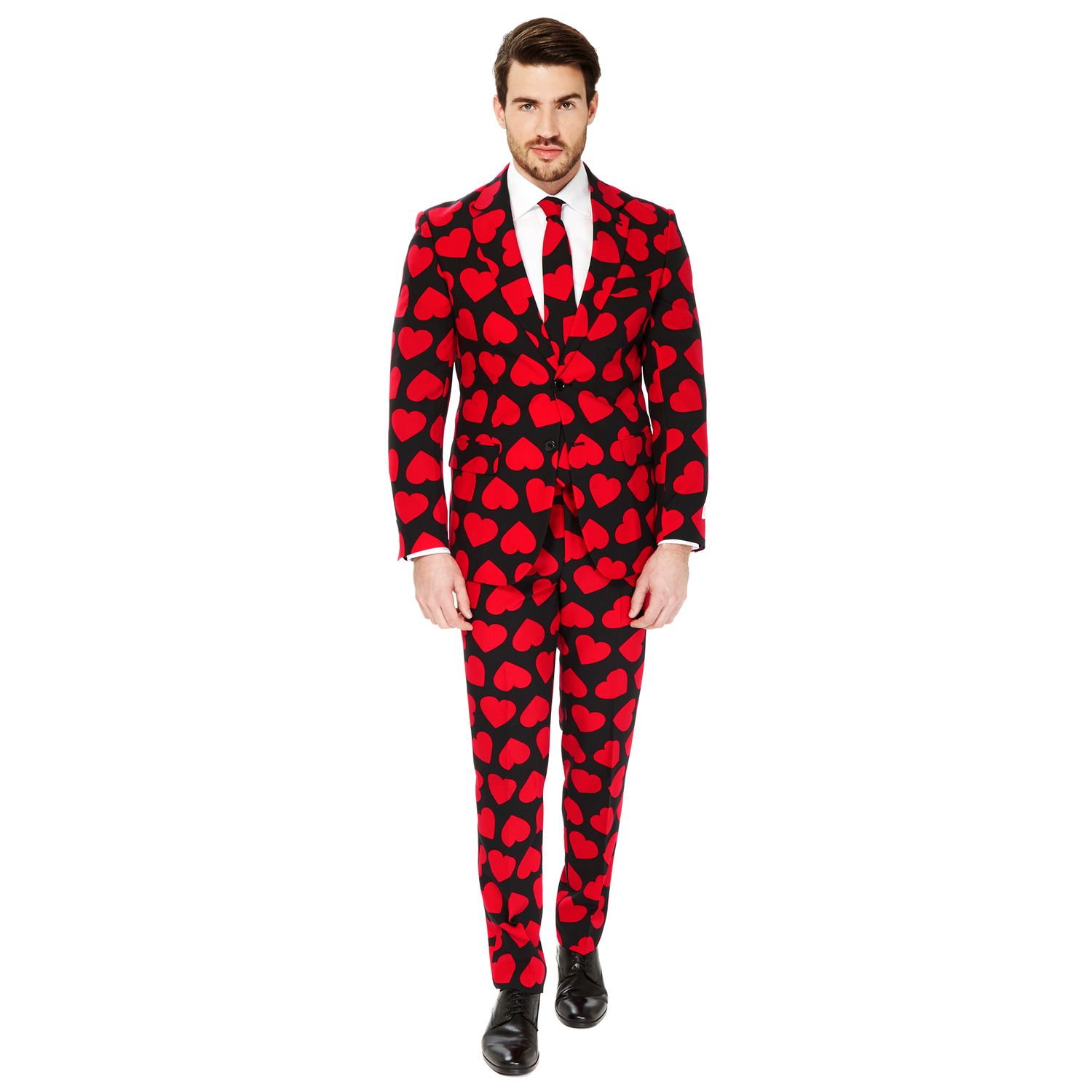 

Мужской костюм и галстук Slim-Fit с узором OppoSuits, ярко-красный, Черный, Мужской костюм и галстук Slim-Fit с узором OppoSuits, ярко-красный