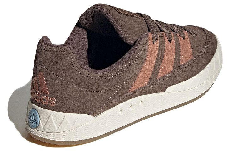 Мужские кроссовки для скейтбординга adidas originals Adimatic, Коричневый — фото 4