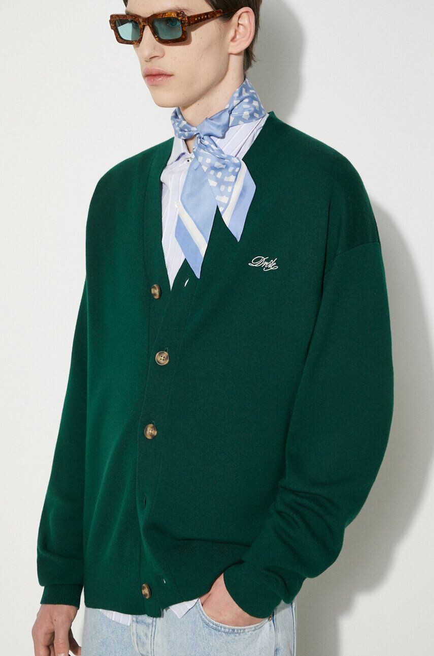 

Шерстяной свитер Le Cardigan Drôle Drôle de Monsieur, зеленый