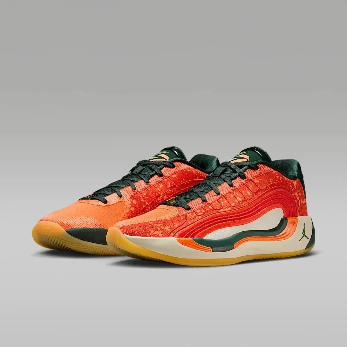 Мужские баскетбольные кроссовки Air Jordan Luka 4 IB7903-300 оранжевого цвета TF9878 — фото 3