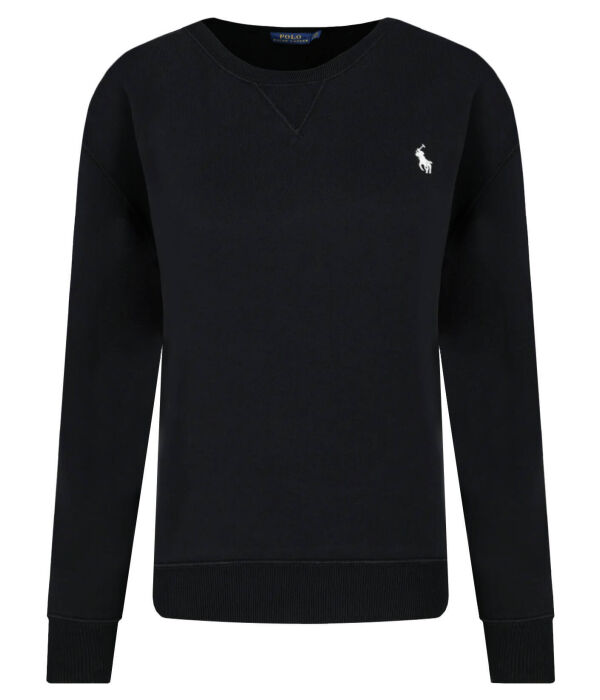 

Толстовка женская Polo Ralph Lauren с круглым вырезом и логотипом, черный