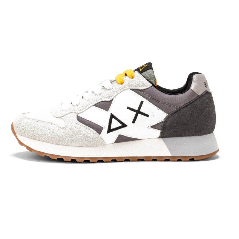 

Кроссовки SUN68 Lifestyle Shoes Men Low-top Medium Grey/off-white, белый