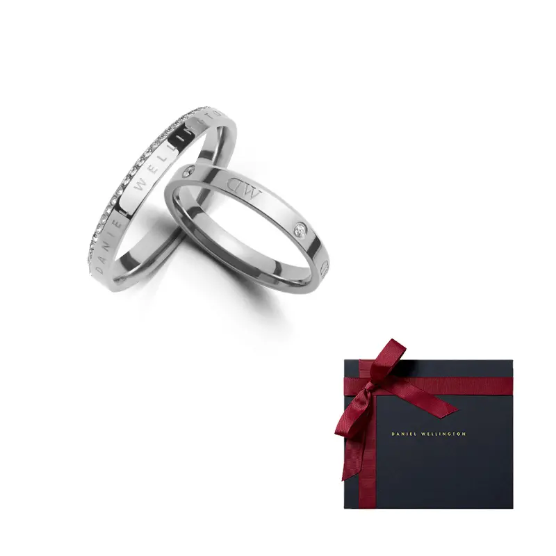 

Dw/Danielwellington Кольцо Daniel Wellington из синтетического кубического циркония с золотым покрытием, нержавеющая сталь 316, унисекс