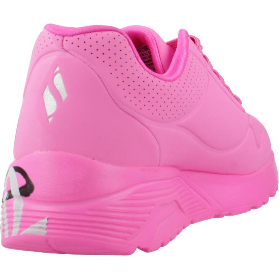 Кроссовки Skechers модель Uno Lite - металлик розового цвета — фото 3