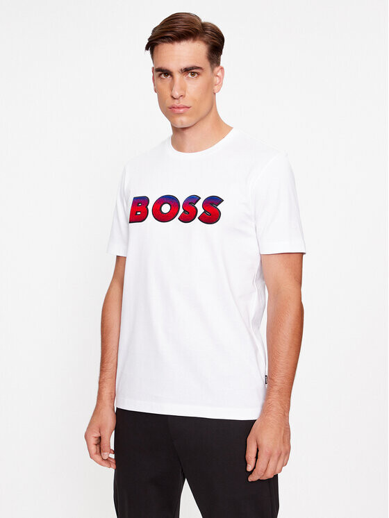 

Футболка стандартного кроя Boss, белый