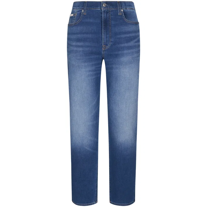 Джинсы Calvin Klein Jeans зауженные с эффектом градиента синие