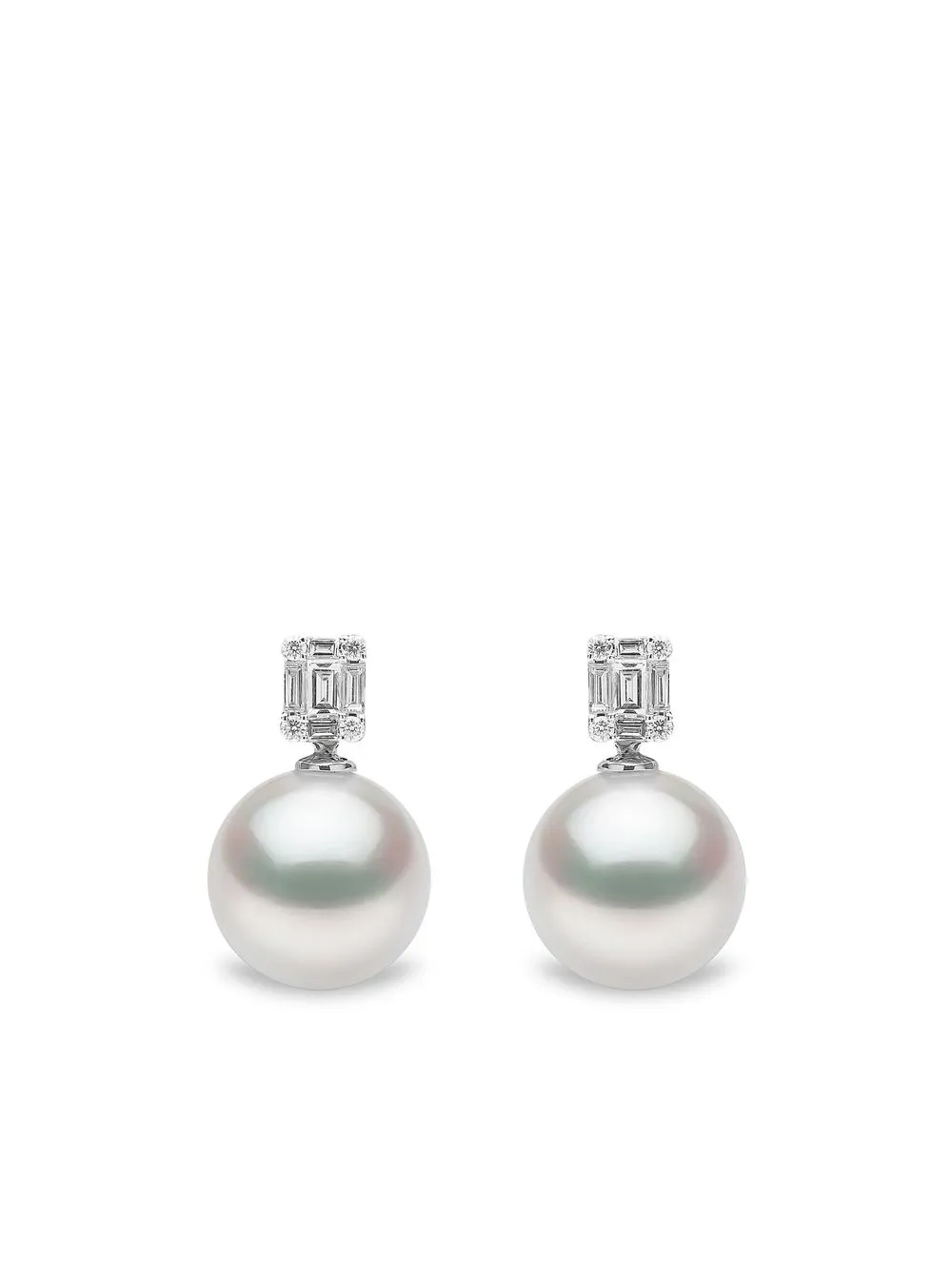 

Серьги Starlight из белого золота с жемчугом и бриллиантами Yoko London, серебяный