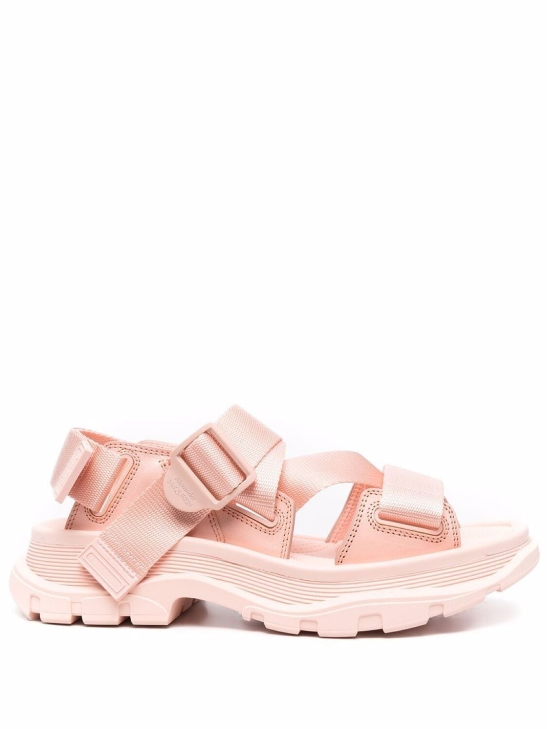 

Alexander McQueen сандалии на массивной подошве, розовый