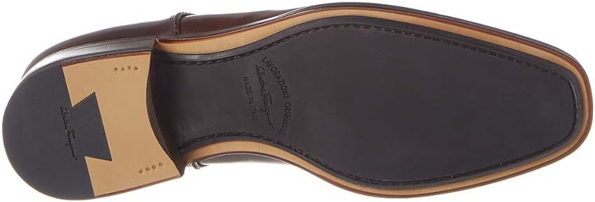 Мужские кожаные классические туфли Oxford Daniel коричневого цвета Ferragamo (Salvatore) — фото 4