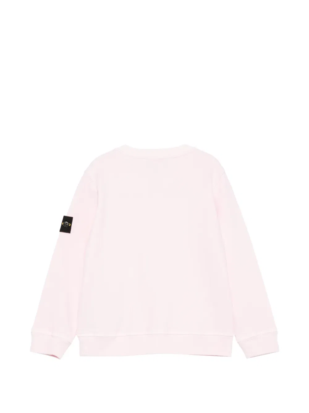 Толстовка с логотипом Stone Island Junior, розовый — фото 2