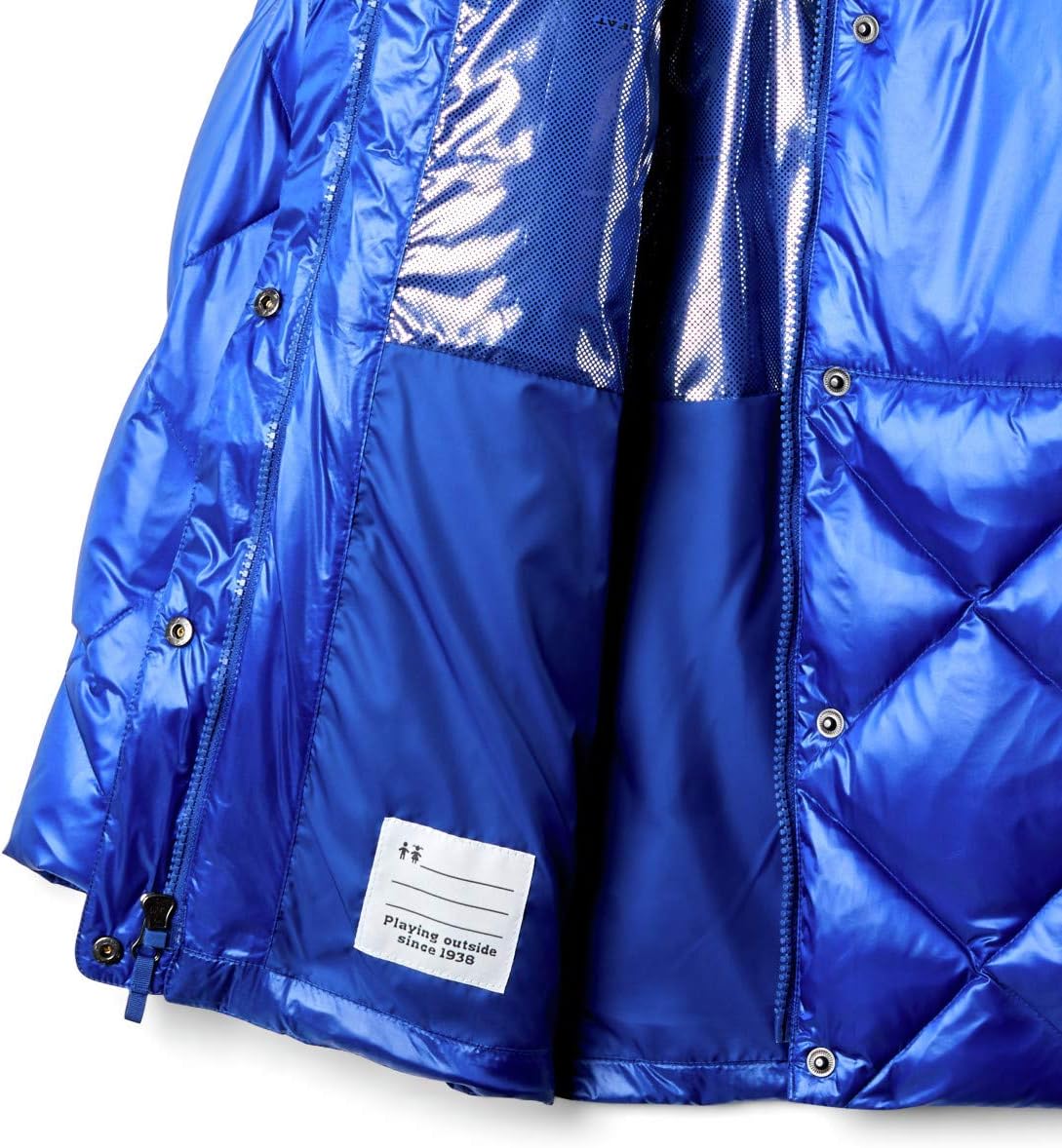 Женская стеганая куртка Columbia Forest Park Down с капюшоном, Lapis Blue High Gloss — фото 3