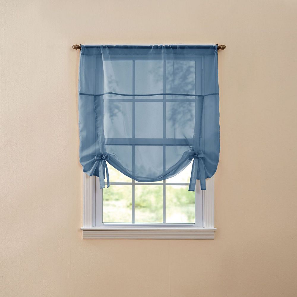 

Оттенок Brylanehome Bh Studio Sheer Voile Tie-up BH Studio, цвет Smoke Blue