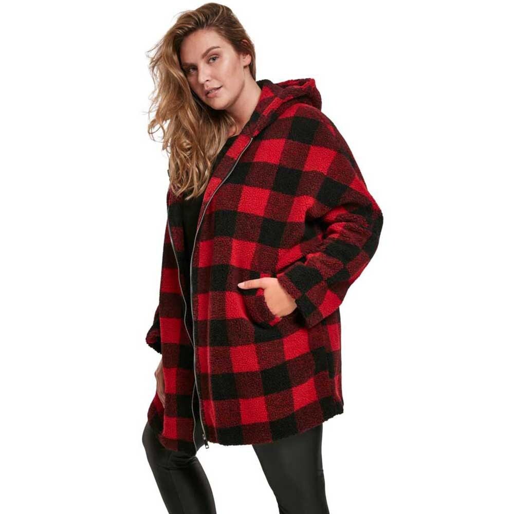 

Куртка Urban Classics Oversized Check, красный