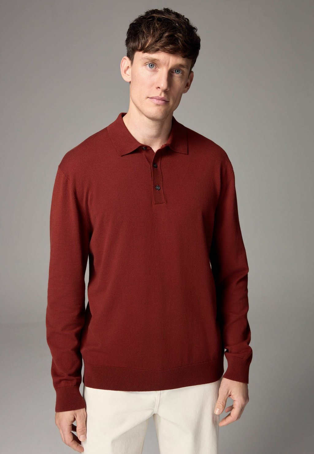 

Рубашка поло Long sleeved top Next, красный