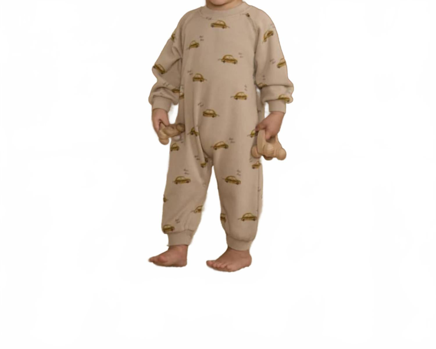 

Rylee + Cru Комбинезон-реглан Taxi коричневого цвета