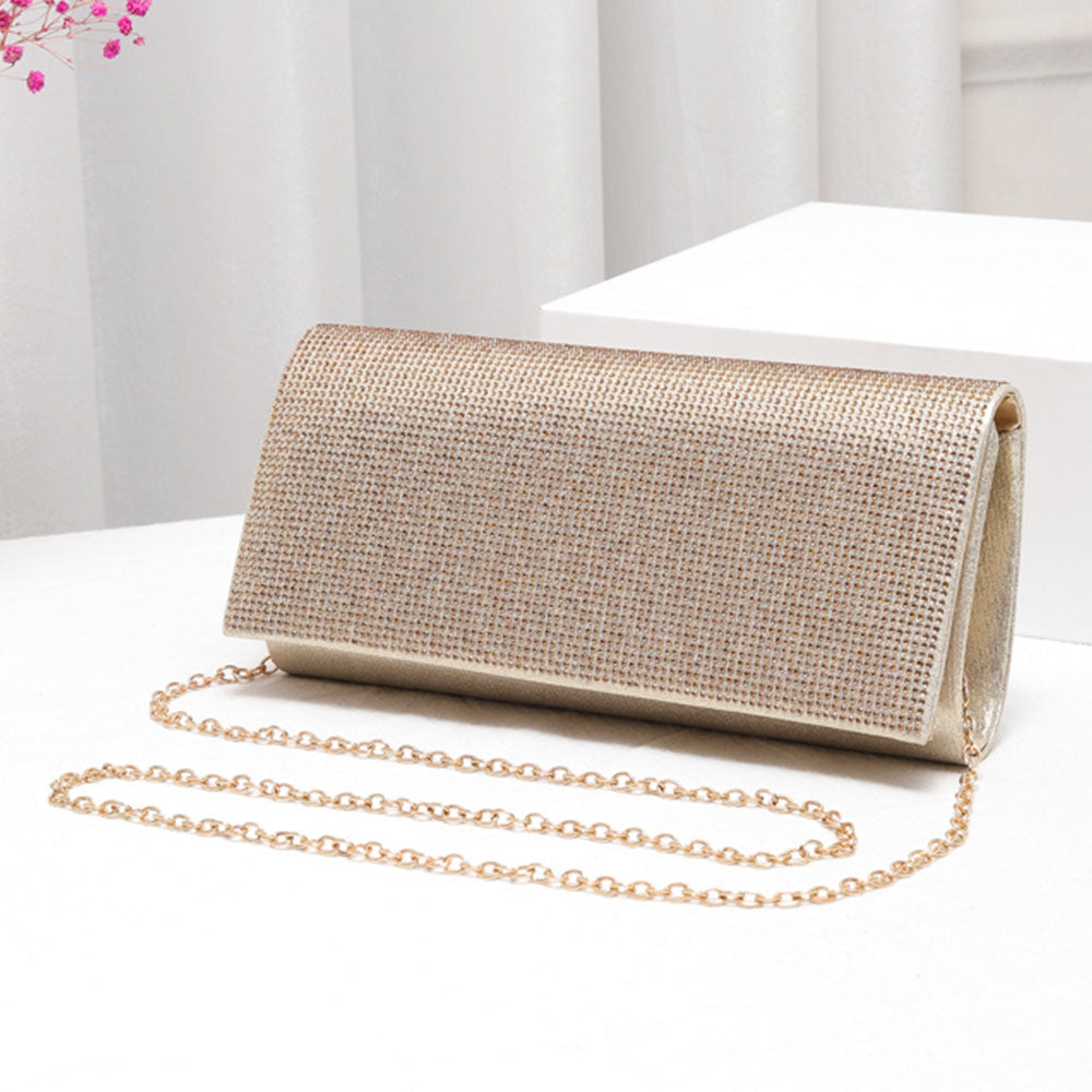 

Блестящий вечерний клатч-кроссбоди FASHNZFAB