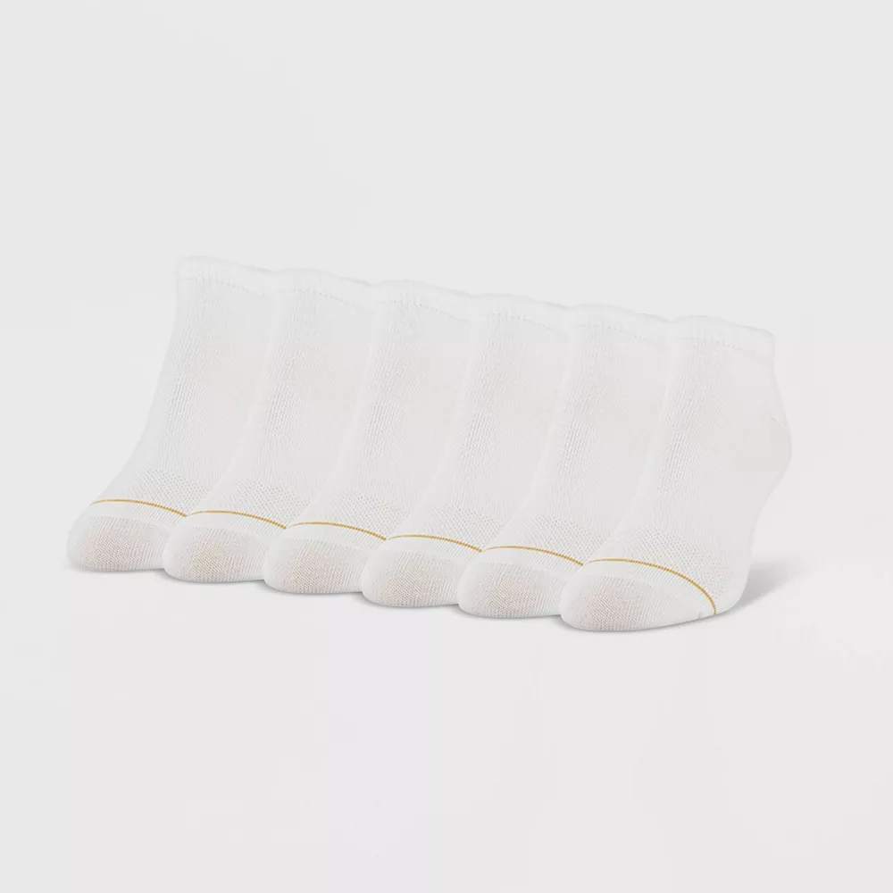 

Носки All Pro Women's 6pk Ultra Soft No show, цвет White