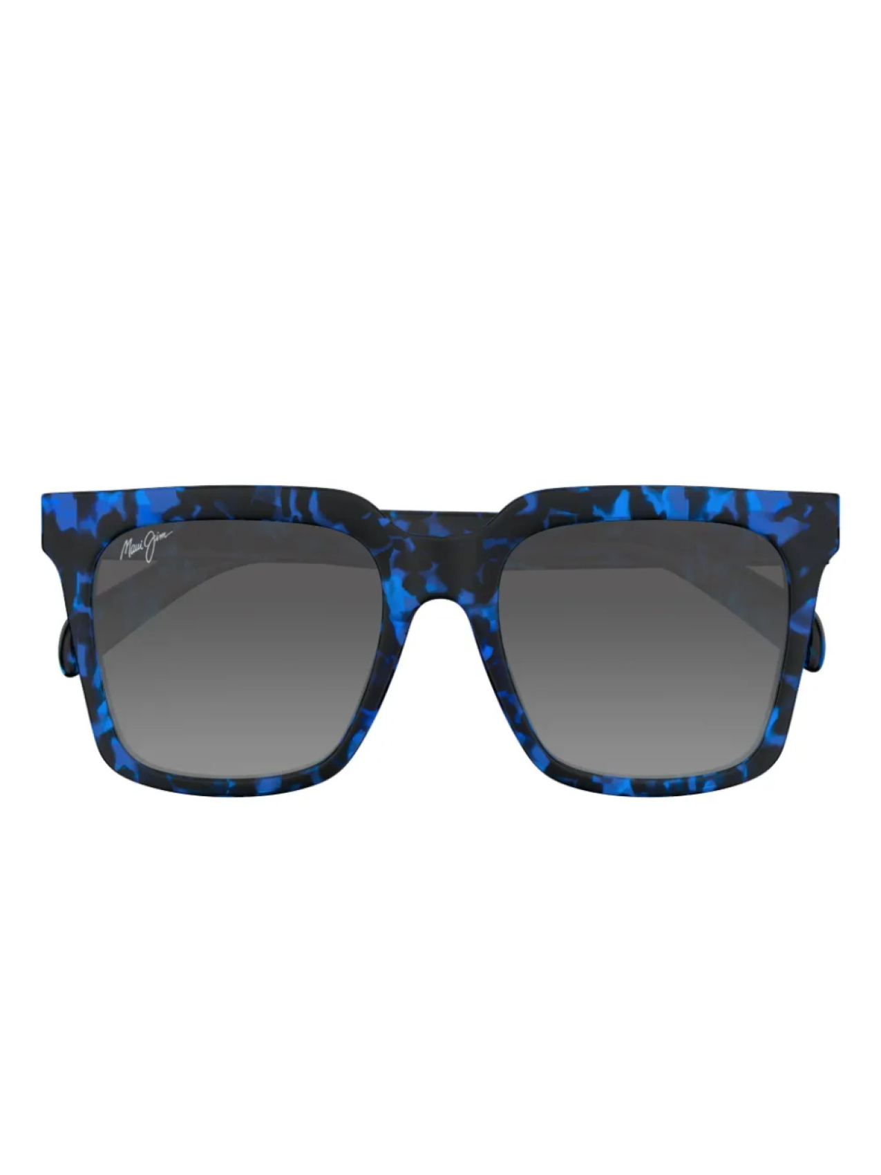 

Солнцезащитные очки Maui Jim Rooftops в квадратной черепаховой оправе, синий