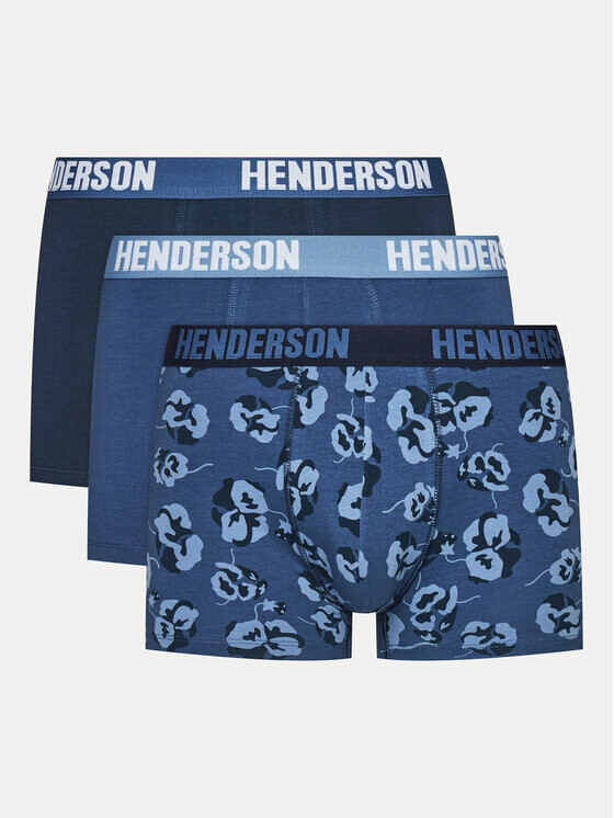 

Комплект из 3 боксеров Henderson, синий