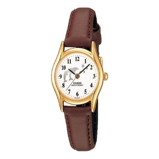 

Часы CASIO Quartz Waterproof Brown Analog, коричневый