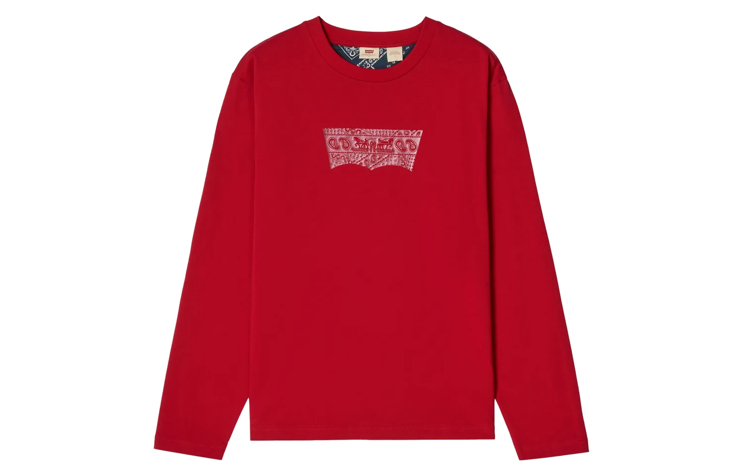 Levis Футболка Year Of The Horse Limited Collection, унисекс, красная, с круглым вырезом