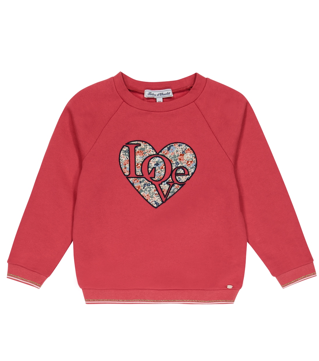 

Толстовка из хлопкового джерси Tartine et Chocolat, Framboise