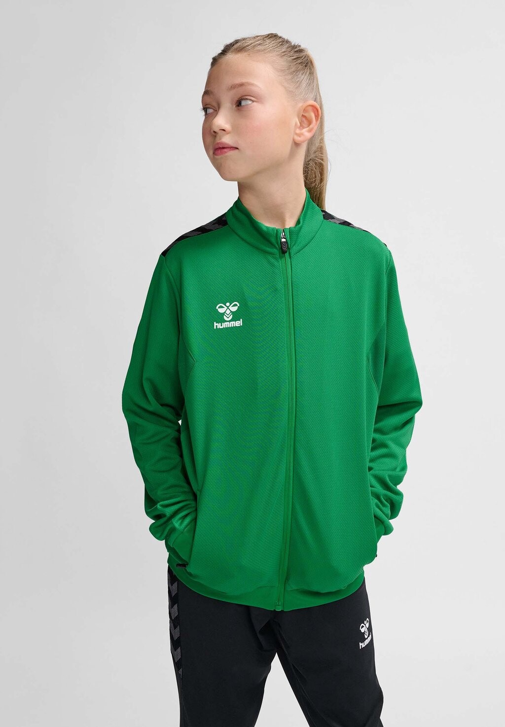

Тренировочная куртка AUTHENTIC Hummel, неоновый зеленый
